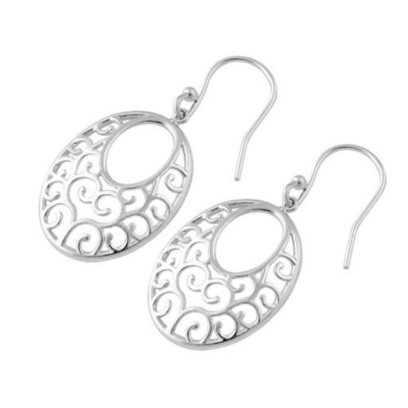 Jewelry - NWT Sterling Silver Jubilant Heart Hook Earrings